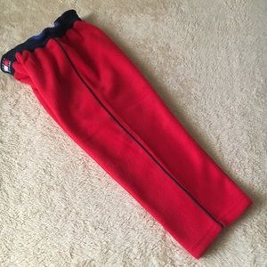 Tommy Hilfiger Red Fleece Pants